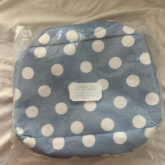 STEEL MILL & CO. set of 3  Storage Bins - Picture 5 of 5